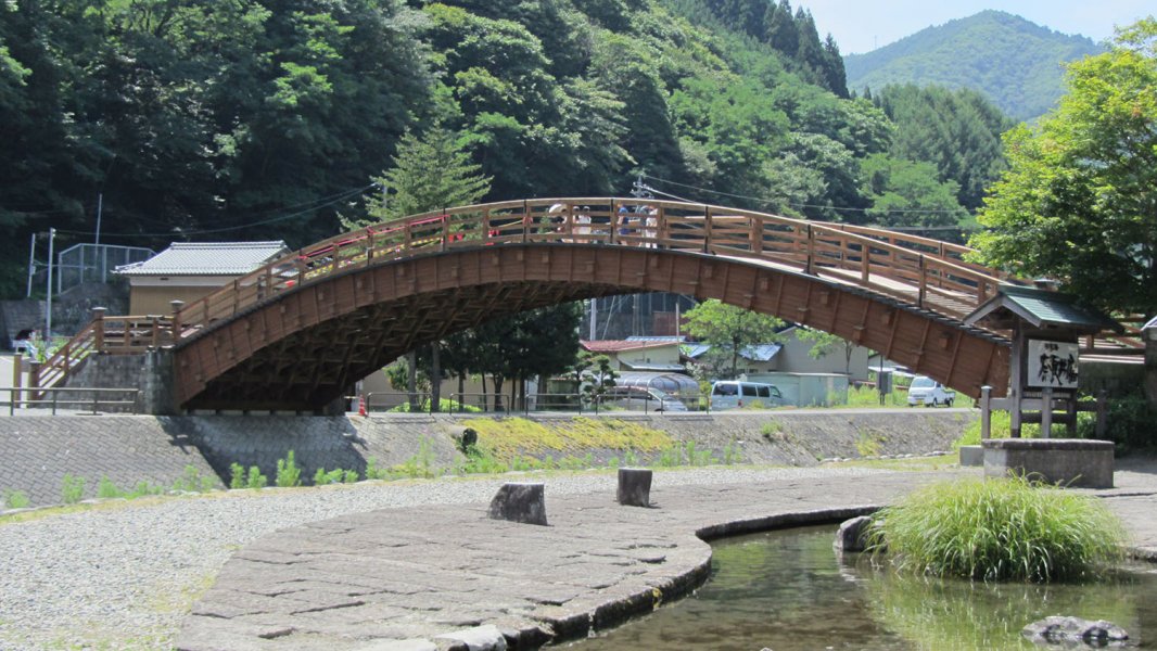 道の駅 奈良井木曽の大橋