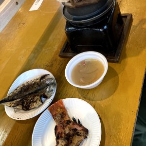 稲取港 朝市
