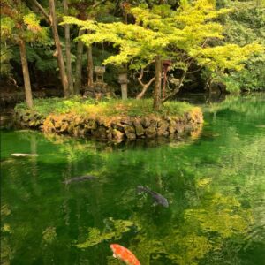 出流原弁天池