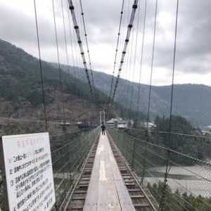 谷瀬の吊り橋