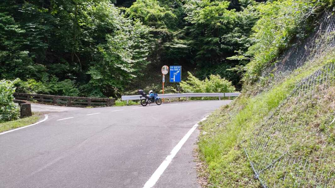 国道４８２号線（兵庫側）