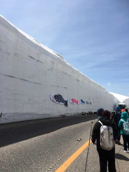 立山　雪の大谷