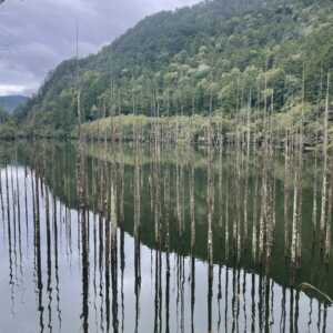 王滝村自然湖