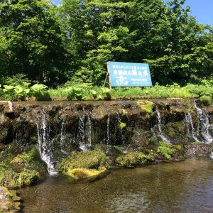 羊蹄山の湧き水