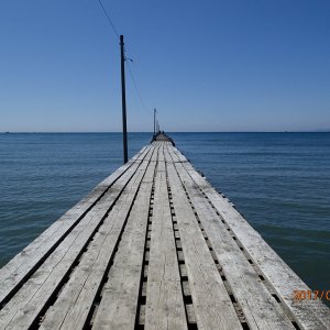 原岡海岸 岡本桟橋